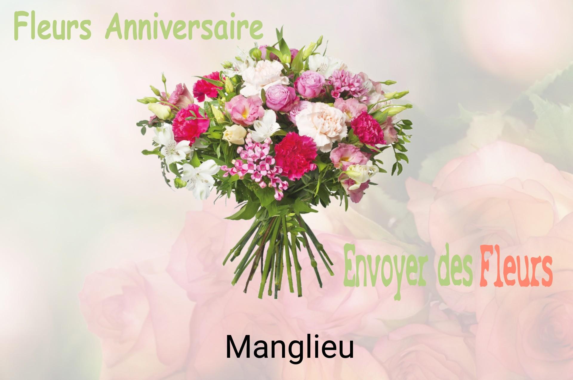 Bouquet de fleurs d’anniversaire livré à Manglieu